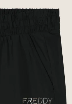 Freddy Pantaloni Sportivi comfort fit dal finish setoso-Donna Pantaloni Sportivi