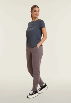 Freddy Pantaloni sportivi con fondo a polsino e coulisse-Donna Ginnastica|Pantaloni Sportivi