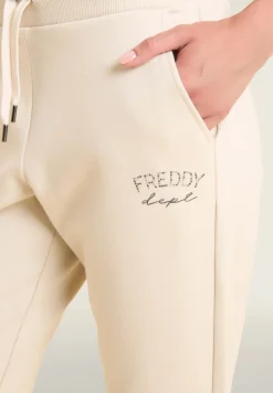 Freddy Pantaloni sportivi con fondo a polsino e coulisse-Donna Ginnastica|Pantaloni Sportivi