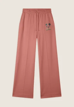 Freddy Pantaloni sportivi con gamba ampia e stampa Mickey Mouse-Donna Pantaloni Sportivi