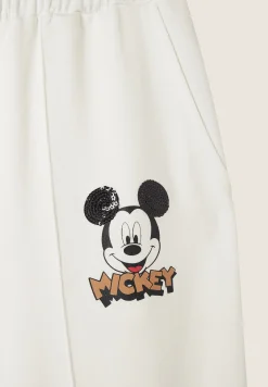 Freddy Pantaloni sportivi con gamba ampia e stampa Mickey Mouse-Donna Pantaloni Sportivi