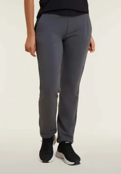 Freddy Pantaloni sportivi da donna con fondo dritto e logo strass-Donna Ginnastica|Pantaloni Sportivi