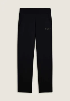 Freddy Pantaloni sportivi da donna con inserto in velluto-Donna Ginnastica|Pantaloni Sportivi