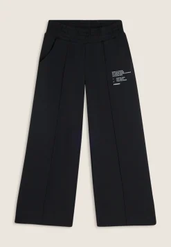Freddy Pantaloni sportivi gamba ampia con stampa laterale- Pantaloni Sportivi