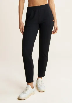 Freddy Pantaloni sportivi in viscosa a costine con gamba dritta-Donna Pantaloni Sportivi