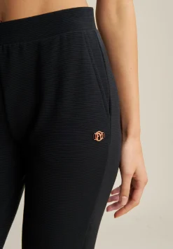 Freddy Pantaloni sportivi in viscosa a costine con gamba dritta-Donna Pantaloni Sportivi