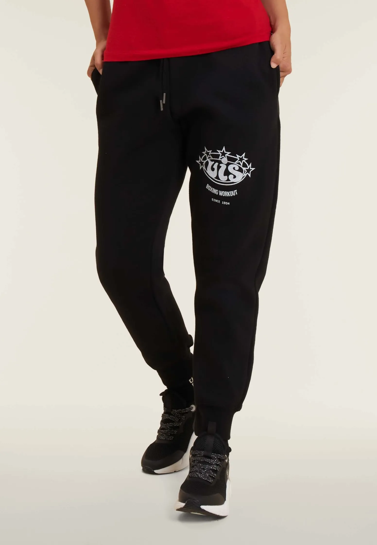 Freddy Pantaloni unisex VIS in felpa stile ring-Donna Pantaloni Sportivi|Boxe
