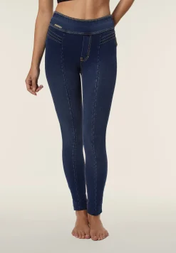 Freddy Pantaloni Vita Media in jersey denim con cuciture decorative-Donna Jeans E Pantaloni|Tutti I Pantaloni