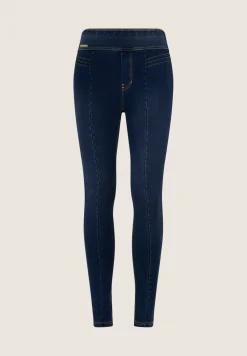 Freddy Pantaloni Vita Media in jersey denim con cuciture decorative-Donna Jeans E Pantaloni|Tutti I Pantaloni