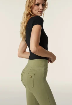 Freddy Pantaloni Vita Media in jersey con cuciture decorative-Donna Jeans E Pantaloni|Tutti I Pantaloni