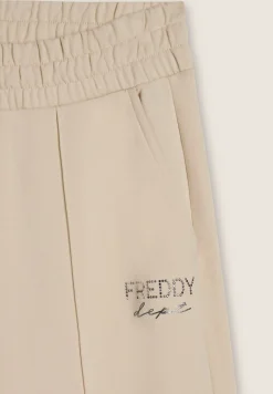 Freddy Pantaloni wide leg con cucitura centrale decorativa-Donna Ginnastica|Pantaloni Sportivi