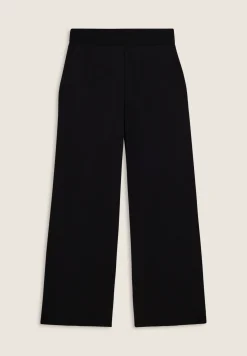 Freddy Pantaloni wide leg da donna con logo in strass bicolore-Donna Ginnastica|Pantaloni Sportivi