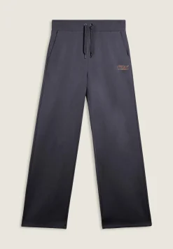 Freddy Pantaloni wide leg da donna con logo in strass bicolore-Donna Ginnastica|Pantaloni Sportivi