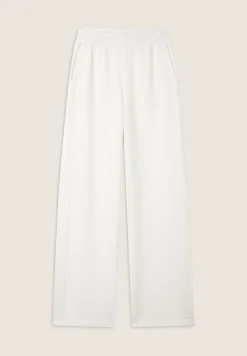 Freddy Pantaloni wide leg in felpa di viscosa a costine-Donna Pantaloni Sportivi