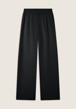 Freddy Pantaloni wide leg in felpa di viscosa a costine-Donna Pantaloni Sportivi