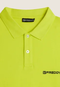 Freddy Polo manica corta da uomo design essenziale in cotone 100%-Uomo T-shirts E Polo