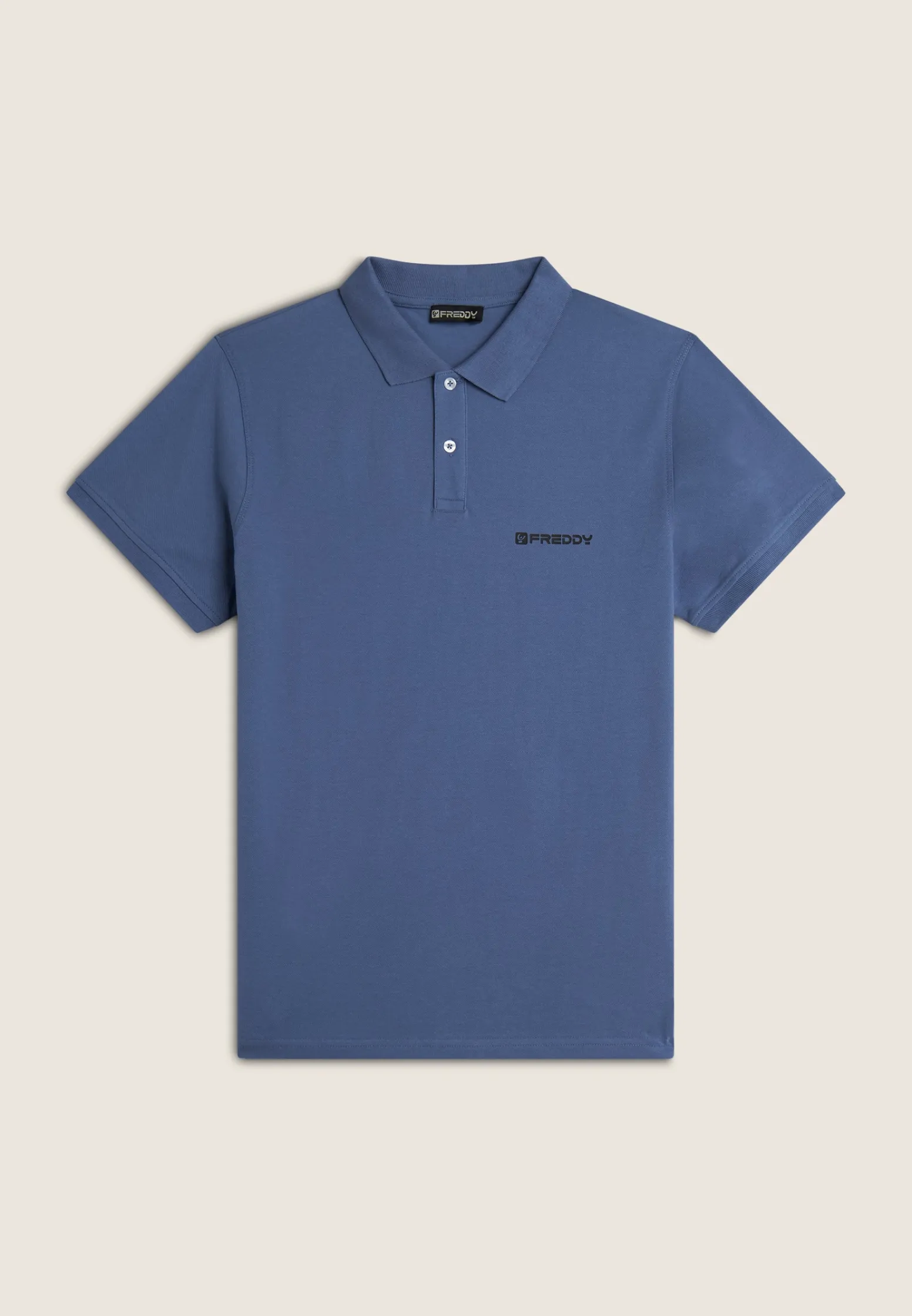 Freddy Polo manica corta da uomo design essenziale in cotone 100%-Uomo T-shirts E Polo