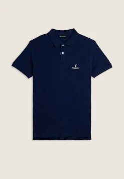 Freddy Polo Uomo in Piquet di Cotone 100% con Logo-Uomo T-shirts E Polo