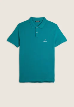Freddy Polo Uomo in Piquet di Cotone 100% con Logo-Uomo T-shirts E Polo