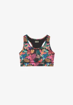 Freddy Reggiseno sportivo a sostegno medio stampa tropicale-Donna Padel|Pilates