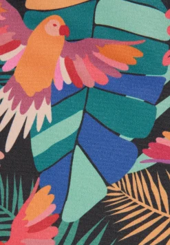 Freddy Reggiseno sportivo a sostegno medio stampa tropicale-Donna Padel|Pilates
