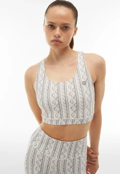 Freddy Reggiseno sportivo con stampa fotografica effetto tricot-Donna Padel|Pilates