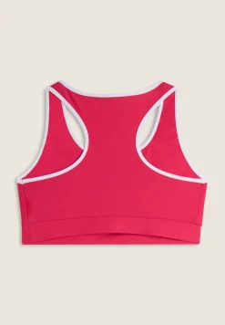 Freddy Reggiseno Sportivo con Supporto Medio e bordature a contrasto-Donna Padel|Pilates