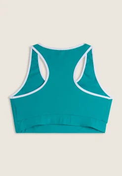Freddy Reggiseno Sportivo con Supporto Medio e bordature a contrasto-Donna Padel|Pilates