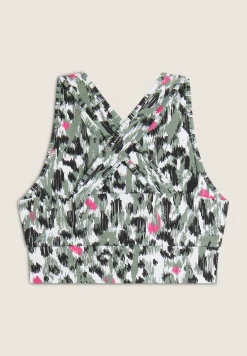 Freddy Reggiseno Sportivo fantasia maculata colorata-Donna Fitness|Top E Canotte