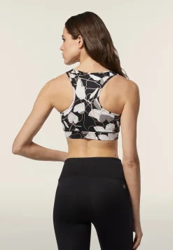 Freddy Reggiseno sportivo in tessuto tecnico floreale-Donna Padel|Pilates
