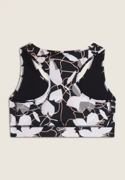 Freddy Reggiseno sportivo in tessuto tecnico floreale-Donna Padel|Pilates
