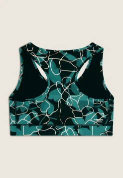 Freddy Reggiseno sportivo in tessuto tecnico floreale-Donna Padel|Pilates