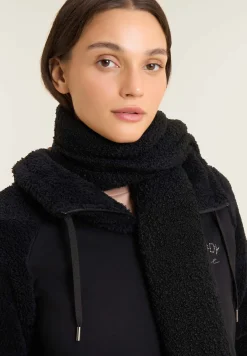 Freddy Sciarpa bouclé effetto lana con logo FY dorato-Donna Accessori Sportivi