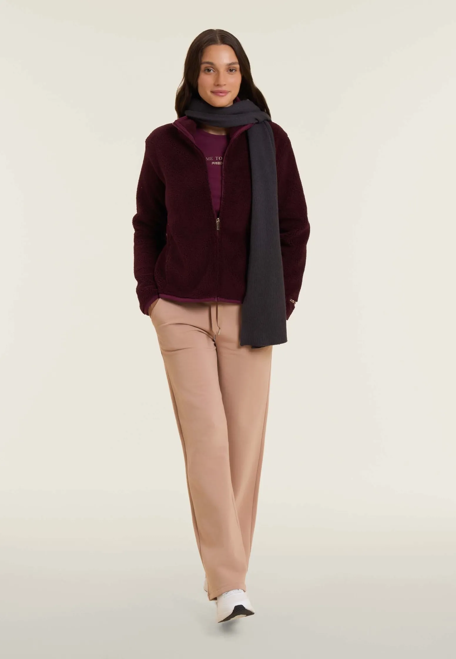 Freddy Sciarpa in maglia a coste con logo-Donna Accessori Sportivi