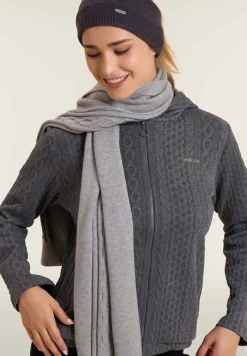 Freddy Sciarpa in maglia con treccia centrale decorativa-Donna Accessori Sportivi