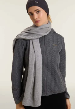 Freddy Sciarpa in maglia con treccia centrale decorativa-Donna Accessori Sportivi