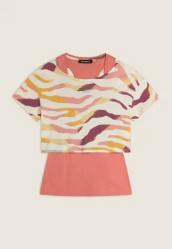 Freddy Set T-shirt Cropped multicolore e Canotta-Donna T-shirts