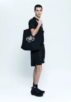 Freddy Shopper Unisex Elite x in Canvas Nero-Donna Borse E Zaini|Borse E Zaini