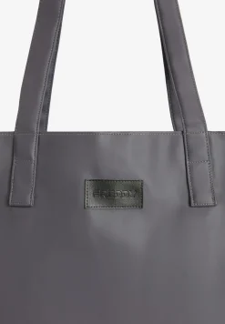 Freddy Shopping bag in similpelle con logo applicato-Donna Borse E Zaini