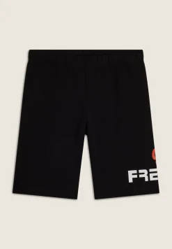 Freddy Short Bambina/Bambino con Logo sul fondo- Shorts