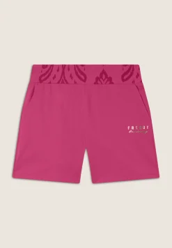 Freddy Short sportivi con fascia in vita floreale-Donna Ginnastica|Shorts