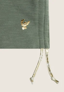Freddy Shorts Bambina in Cotone Mélange con Coulisse Regolabili- Shorts