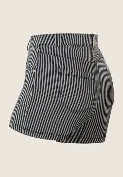 Freddy Shorts donna in denim a righe vita regular design 5 tasche-Donna Tutti I Pantaloni|Jeans E Pantaloni