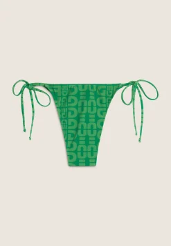 Freddy Slip bikini con logo all over e chiusura a laccetti-Donna Costumi Da Bagno