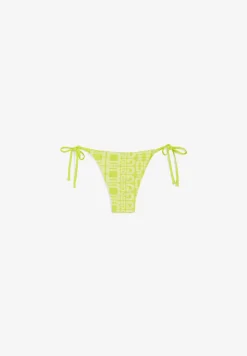 Freddy Slip bikini con logo all over e chiusura a laccetti-Donna Costumi Da Bagno