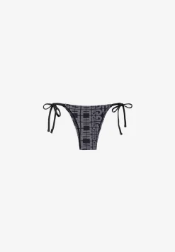 Freddy Slip bikini con logo all over e chiusura a laccetti-Donna Costumi Da Bagno