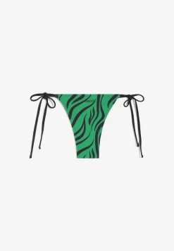 Freddy Slip bikini stampa zebrata con chiusura a laccetti-Donna Costumi Da Bagno