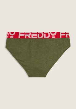 Freddy Slip Uomo con Elastico Jacquard Colorato e Maxi Logo-Uomo Underwear