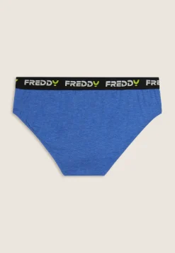 Freddy Slip Uomo con Elastico Jacquard a Contrasto e Logo-Uomo Underwear