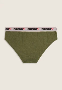 Freddy Slip Uomo con Elastico Jacquard a Contrasto e Logo-Uomo Underwear